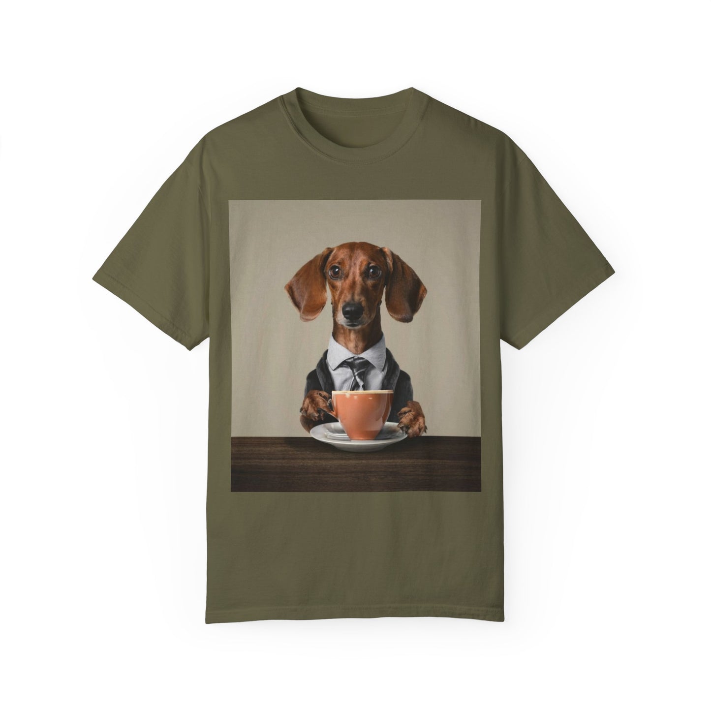 Dachshund Dog Unisex Garment-Dyed T-shirt