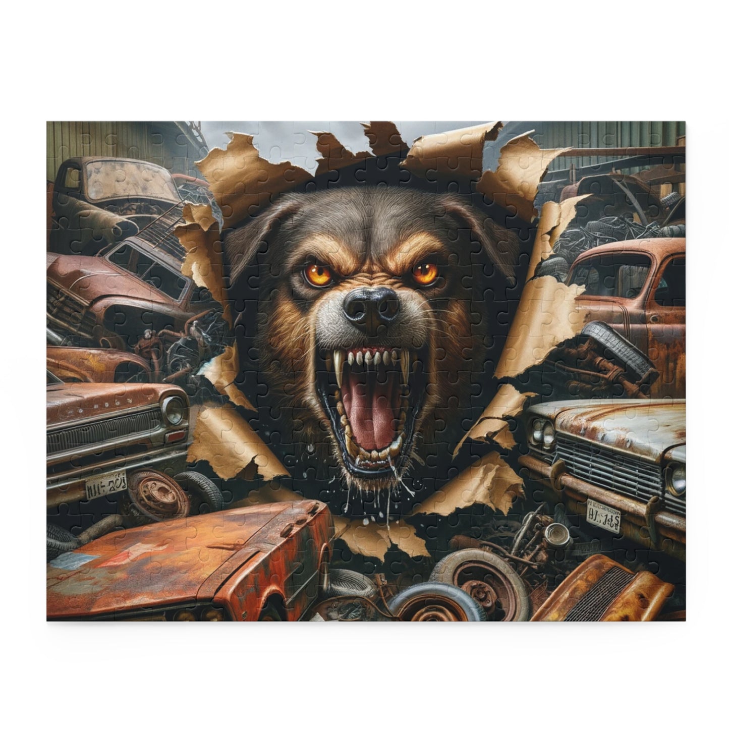 Junk Yard Dog Puzzle (120, 252, 500-Piece)