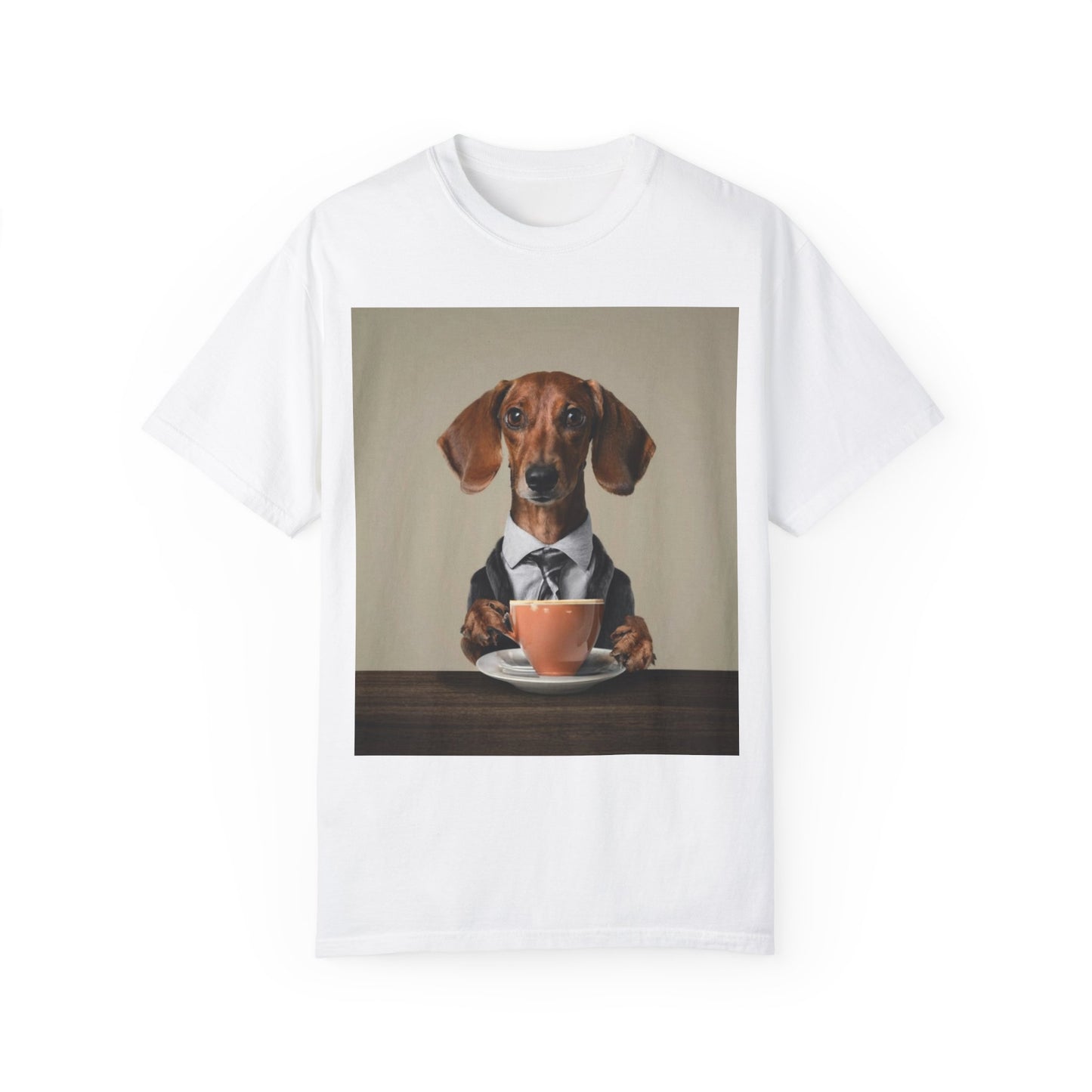 Dachshund Dog Unisex Garment-Dyed T-shirt