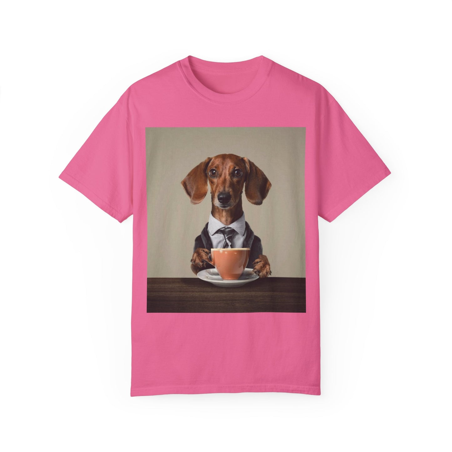 Dachshund Dog Unisex Garment-Dyed T-shirt