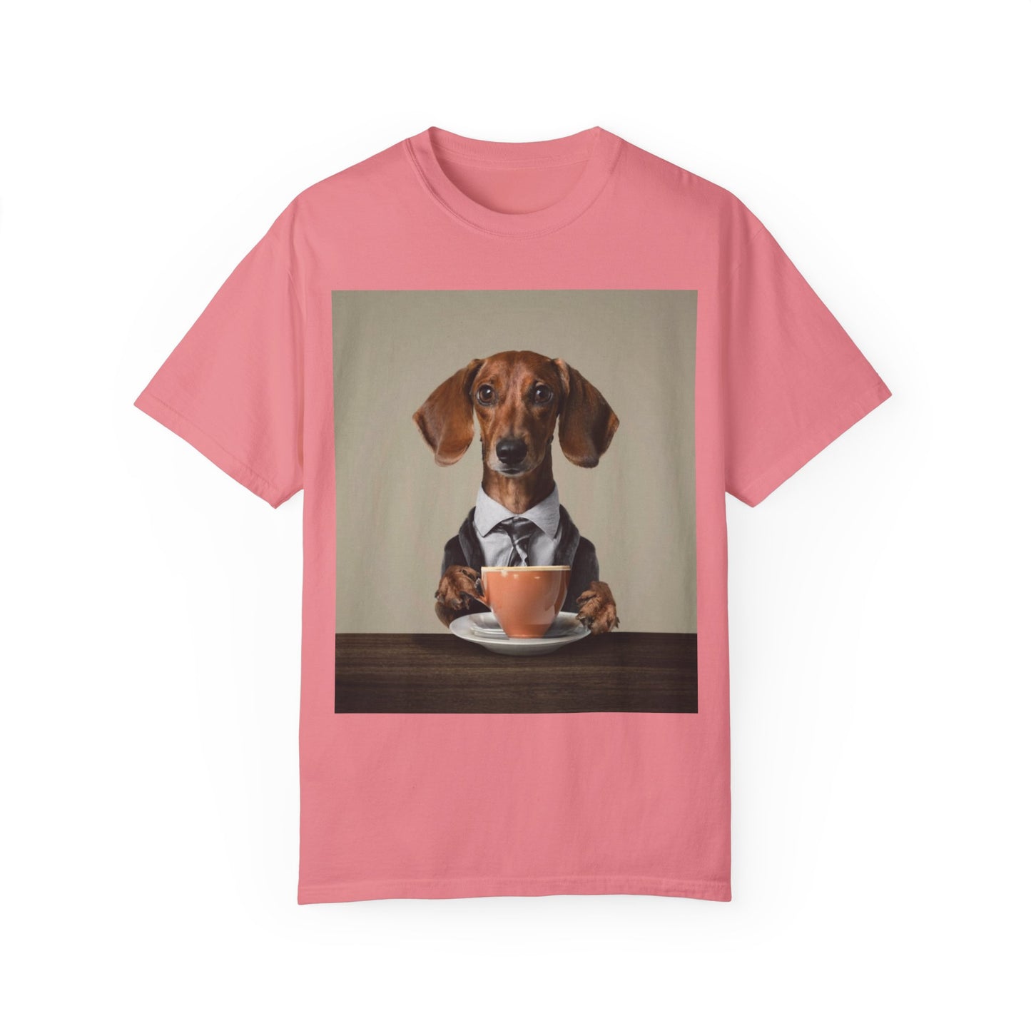 Dachshund Dog Unisex Garment-Dyed T-shirt