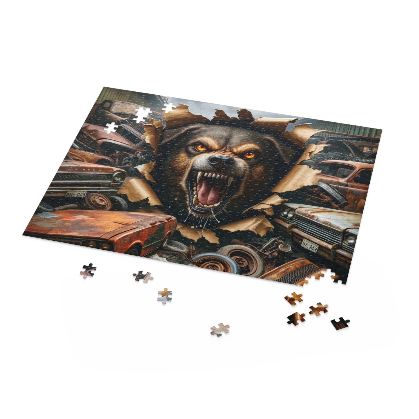 Junk Yard Dog Puzzle (120, 252, 500-Piece)