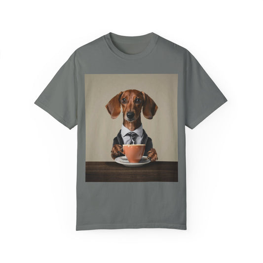 Dachshund Dog Unisex Garment-Dyed T-shirt