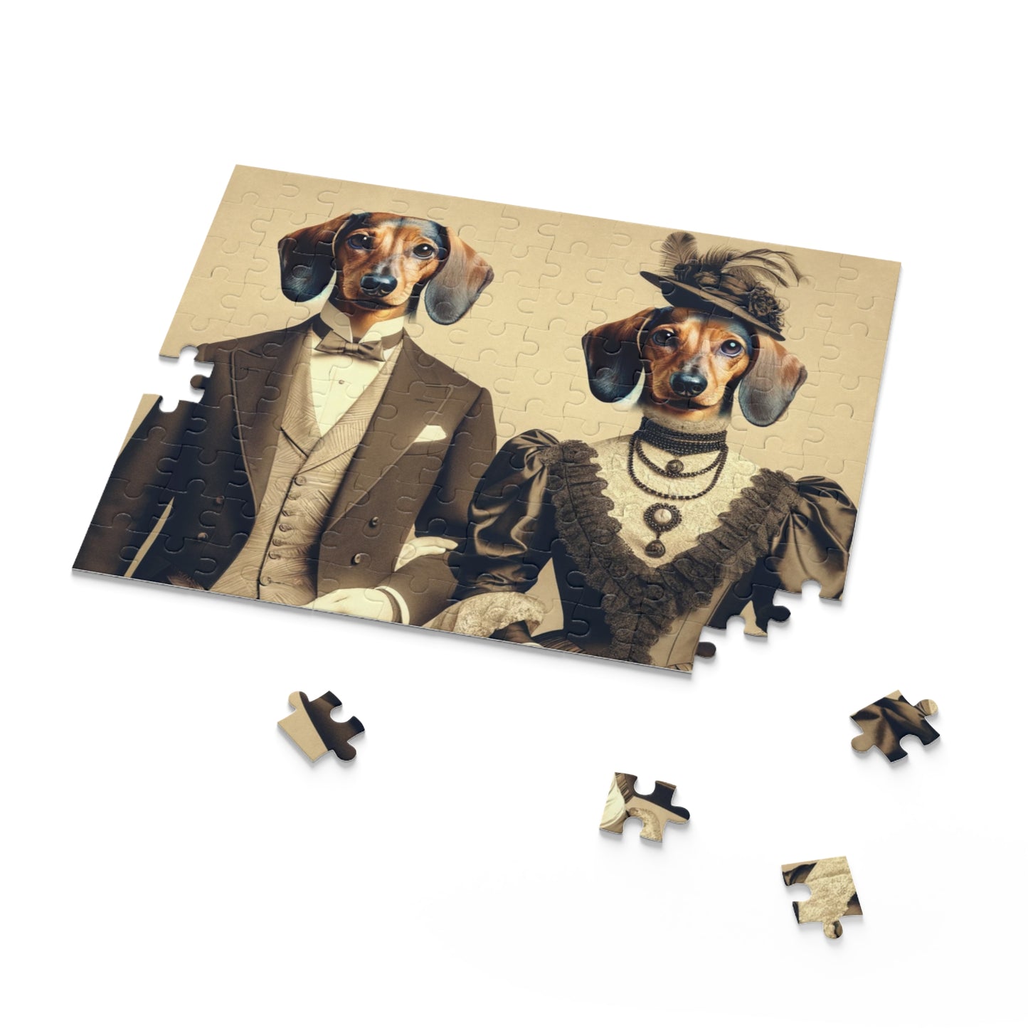 WINNIE DOG DACHSHUND Puzzle (120, 252, 500-Piece)